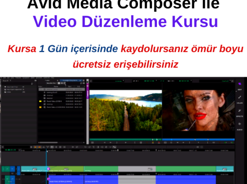 Yeni Başlayanlar İçinAvid Media Composer ile Video Düzenleme Kursu img