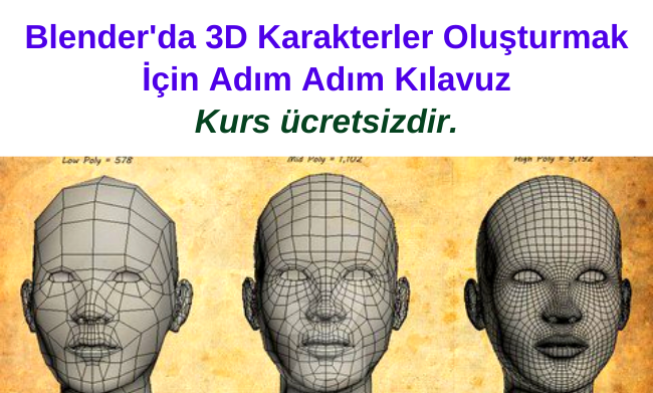 Karakter Modelleme: 3D Karakterleri Oluşturmakta Ustalaşın ( Ücretsiz Kurs ) img