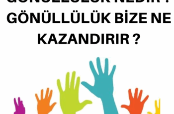 GÖNÜLLÜLÜK NEDİR? GÖNÜLLÜLÜK NEDİR?