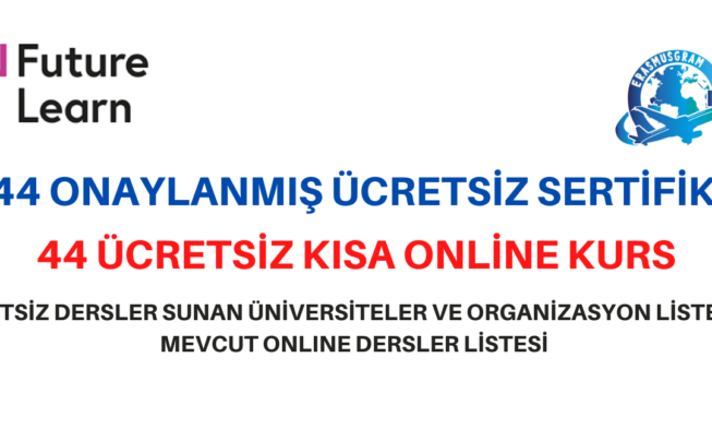 44 ÜCRETSİZ SERTİFİKALI KISA ONLİNE DERSLER img