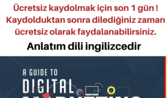 Dijital Pazarlama Sertifikası (SEO, Google Ads, Analytics) ( ÜCRETSİZ KAYDOLMAK İÇİN SON 2 GÜN) Dijital Pazarlama Sertifikası (SEO, Google Ads, Analytics) ( ÜCRETSİZ KAYDOLMAK İÇİN SON 2 GÜN)