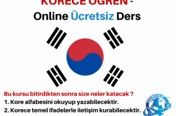 KORECE ÖĞREN – Online Ücretsiz Ders KORECE ÖĞREN – Online Ücretsiz Ders