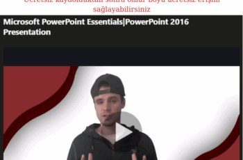 Microsoft PowerPoint Kursu ( ÜCRETSİZ KAYDOLMAK İÇİN SON 2 GÜN ) Microsoft PowerPoint Kursu ( ÜCRETSİZ KAYDOLMAK İÇİN SON 2 GÜN )