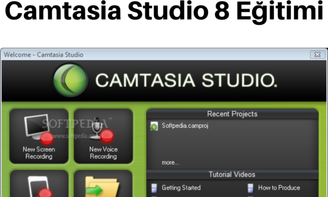 ÜCRETSİZ – Sıfırdan Camtasia Studio 8 Eğitimi img