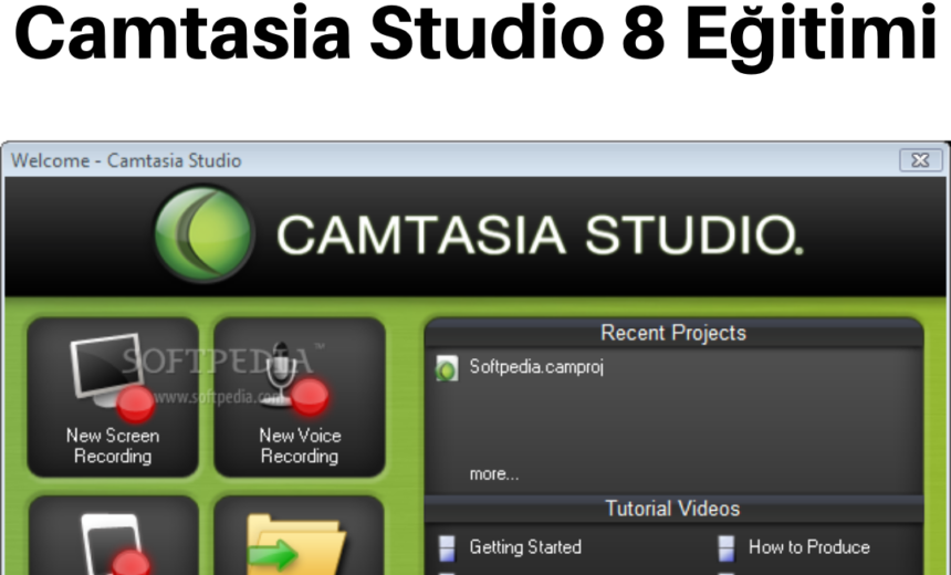ÜCRETSİZ – Sıfırdan Camtasia Studio 8 Eğitimi img