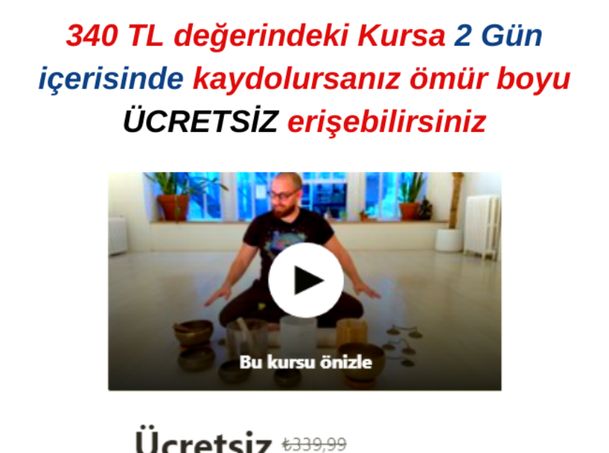 Meditasyon Masterclass Kursu img
