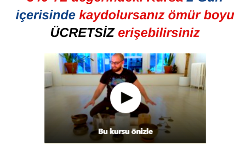 Meditasyon Masterclass Kursu img