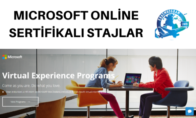 MICROSOFT ONLİNE SERTİFİKALI STAJLAR img