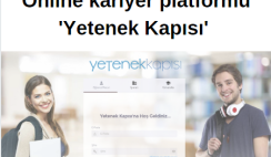 Online kariyer platformu ‘Yetenek Kapısı’ Online kariyer platformu ‘Yetenek Kapısı’