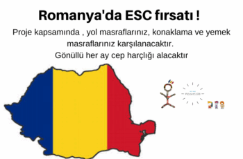 Romanya’da ESC fırsatı !  Tüm masraflar karşılanıyor Romanya’da ESC fırsatı !  Tüm masraflar karşılanıyor