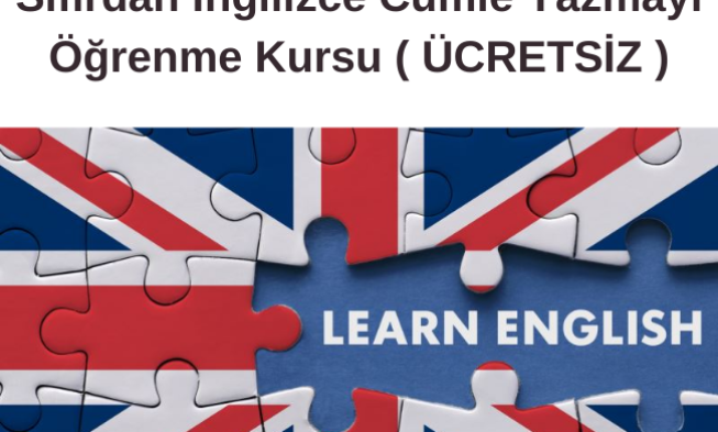 Sıfırdan İngilizce Cümle Yazmayı Öğrenme Kursu ( ÜCRETSİZ ) img