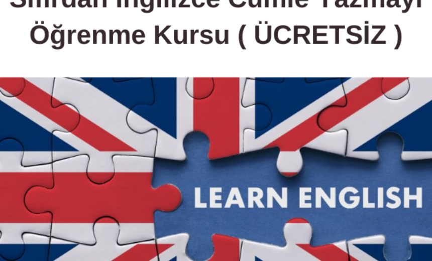 Sıfırdan İngilizce Cümle Yazmayı Öğrenme Kursu ( ÜCRETSİZ ) img