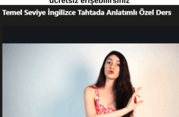 Temel Seviye İngilizce Tahtada Anlatımlı Özel Ders
