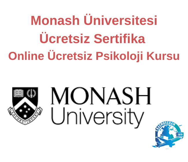 Monash Üniversitesi Ücretsiz Sertifika Online Ücretsiz Psikoloji Kursu