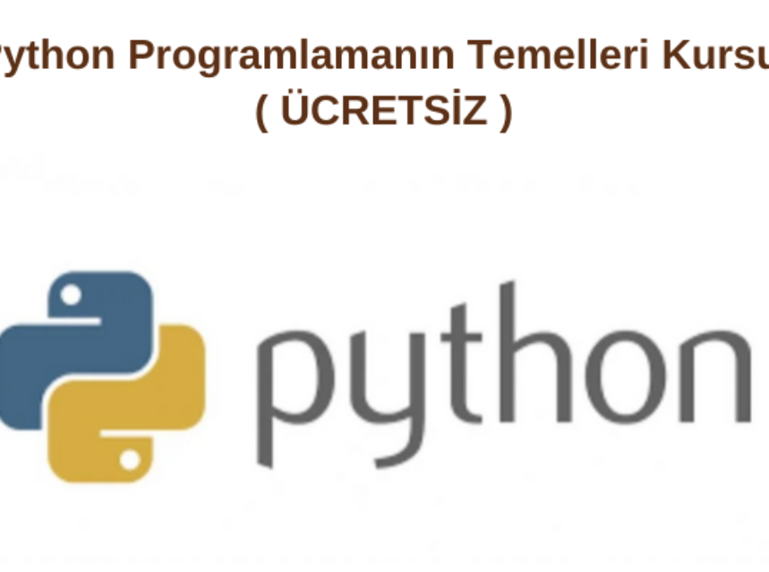 Python Programlamanın Temelleri Kursu ( ÜCRETSİZ ) img