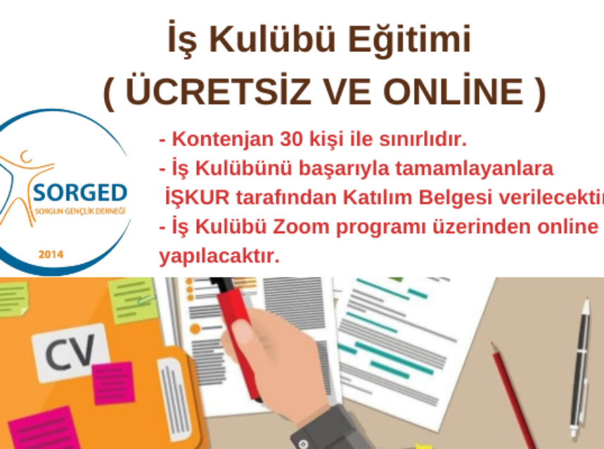 İş Kulübü Eğitimi ( Ücretsiz ve Online ) img