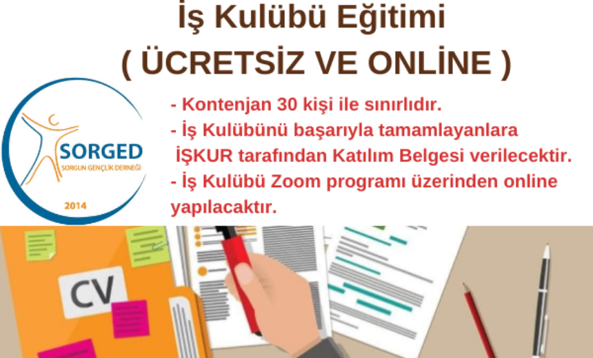 İş Kulübü Eğitimi ( Ücretsiz ve Online ) img