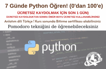 7 Günde Python Öğren! (0’dan 100’e)