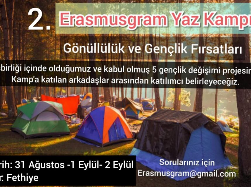 Erasmusgram Yaz Kampı 2 – Gönüllülük ve Gençlik Fırsatları / Fethiye 31 Ağustos – 2 Eylül img