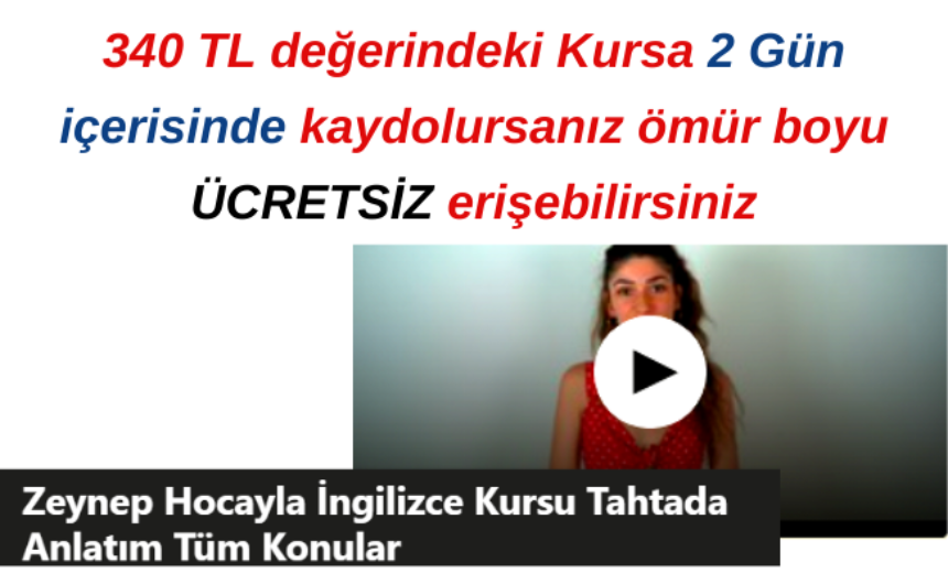 Zeynep Hocayla İngilizce Tahtada Anlatım img