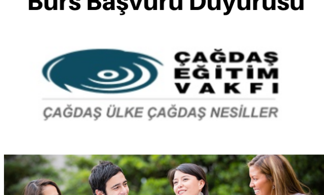 Çağdaş Eğitim Vakfı (ÇEV) Burs Başvuru Duyurusu img