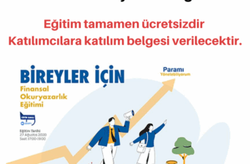 Paramı Yönetebiliyorum Online Finansal Okuryazarlık Eğitimi / 27 Ağustos 2020 Paramı Yönetebiliyorum Online Finansal Okuryazarlık Eğitimi / 27 Ağustos 2020