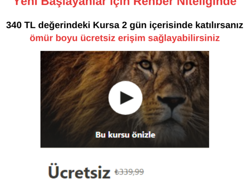 Fotoğrafçılıktan Nasıl Kazanılır Kursu / Yeni Başlayanlar için Rehber Niteliğinde img
