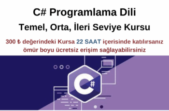 C# Programlama Dili : Temel, Orta, İleri Seviye Kursu