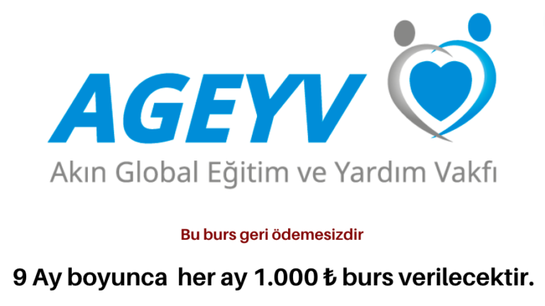 Akın Global Eğitim ve Yardım Vakfı Bursu