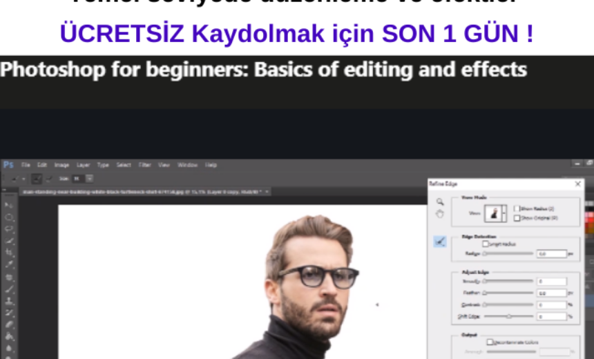 Yeni başlayanlar için Photoshop: Temel seviyede düzenleme ve efektler img