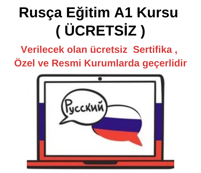 Rusça Eğitim A1 Kursu ( ÜCRETSİZ )
