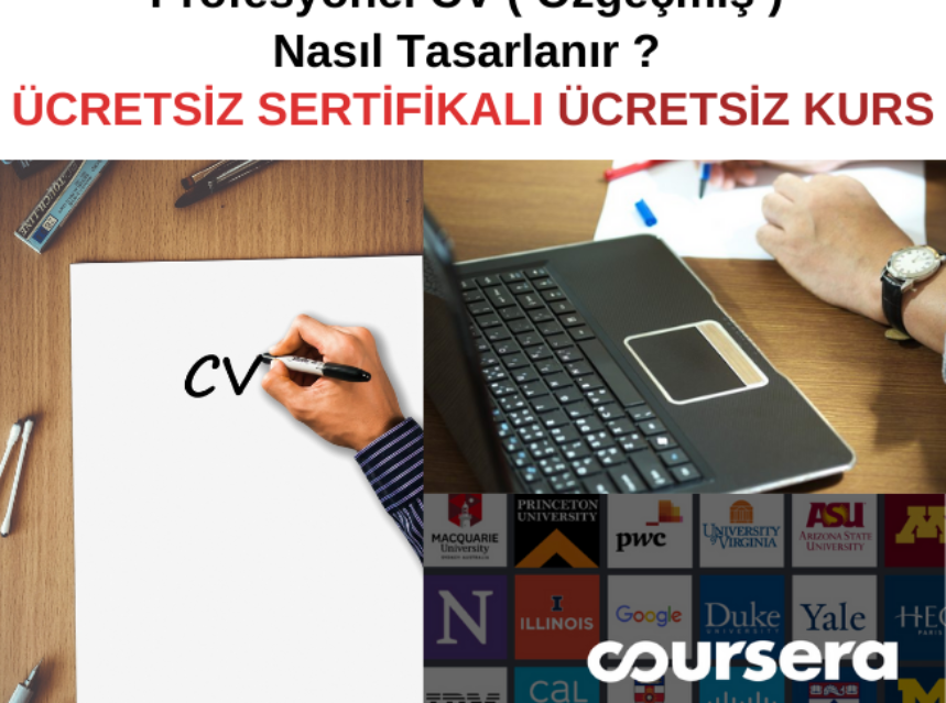 Profesyonel CV ( Özgeçmiş ) Nasıl Tasarlanır ? ÜCRETSİZ SERTİFİKALI ÜCRETSİZ KURS img
