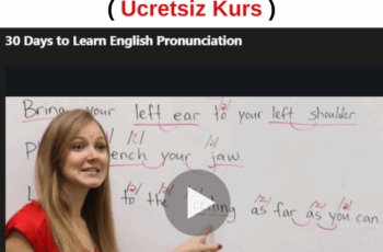 30 Günde İngilizce Telaffuz Öğren  ( Ücretsiz Kurs ) 30 Günde İngilizce Telaffuz Öğren  ( Ücretsiz Kurs )