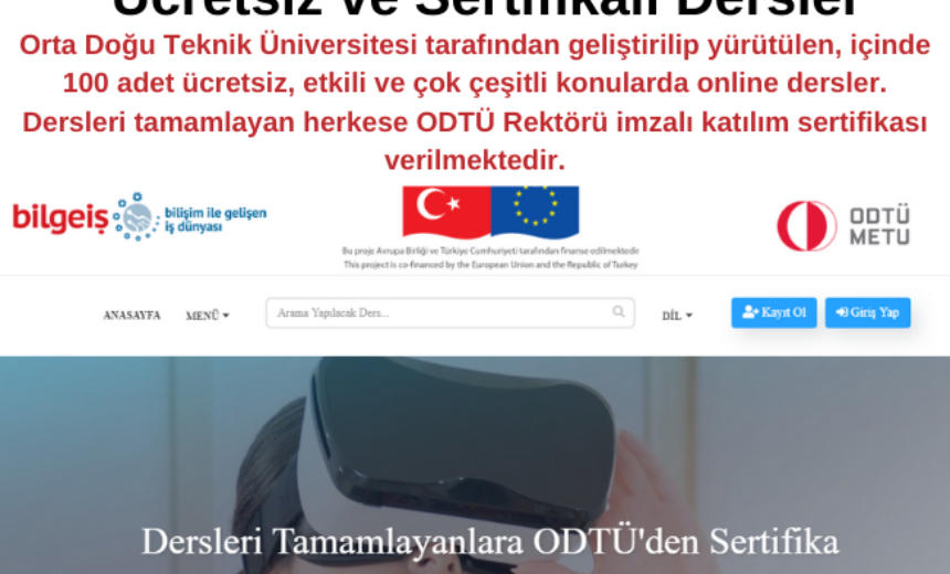 ODTÜ’den En Popüler Online Ücretsiz ve Sertifikalı Dersler img