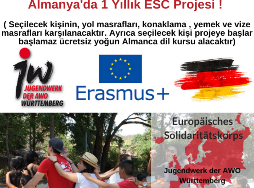 Almanya’da 1 Yıllık ESC Projesi ! ( Tüm Masraflar Karşılanıyor ) img