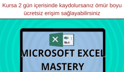 Microsoft Excel Ustalığı + Eksiksiz Formüller ve Görevleri Microsoft Excel Ustalığı + Eksiksiz Formüller ve Görevleri
