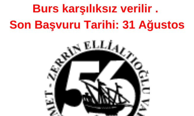 Ahmet – Zerrin Ellialtıoğlu Vakfı (AZEV) Burs Duyurusu img