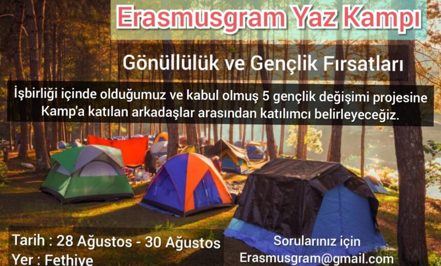 Erasmusgram Yaz Kampı – Gönüllülük ve Gençlik Fırsatları / Fethiye 28-30 Ağustos img