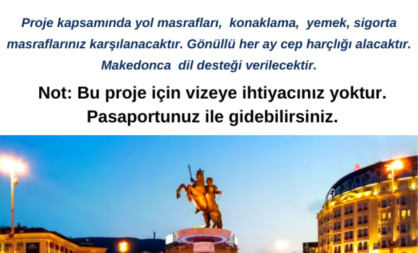 Kuzey Makedonya / Üsküp ESC Gönüllülük Fırsatı img