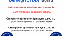 Çağdaş Yaşamı Destekleme Derneği (ÇYDD) Burs Başvurusu Çağdaş Yaşamı Destekleme Derneği (ÇYDD) Burs Başvurusu