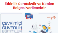 Kontrol Bende Projesi Online Çevrimiçi Güvenlik Eğitimi 25 Eylül