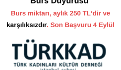Türk Kadınları Kültür Derneği Burs Duyurusu Türk Kadınları Kültür Derneği Burs Duyurusu
