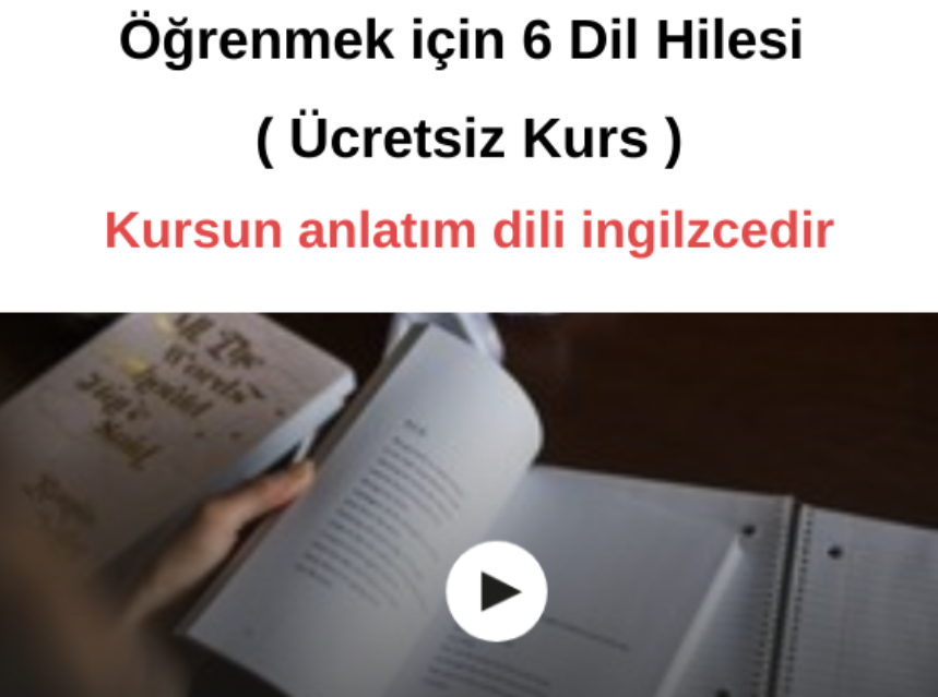 Herhangi Bir Dili Daha Hızlı Öğrenmek için 6 Dil Hilesi ( Ücretsiz Kurs ) img