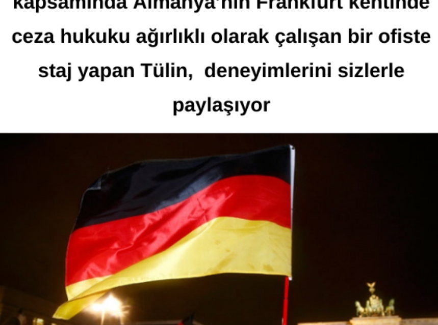 Almanya’da Hukuk Stajı Yapmak img