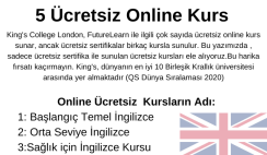 King’s College London’dan Ücretsiz Sertifikalar ile 5 Ücretsiz Online Kurs King’s College London’dan Ücretsiz Sertifikalar ile 5 Ücretsiz Online Kurs