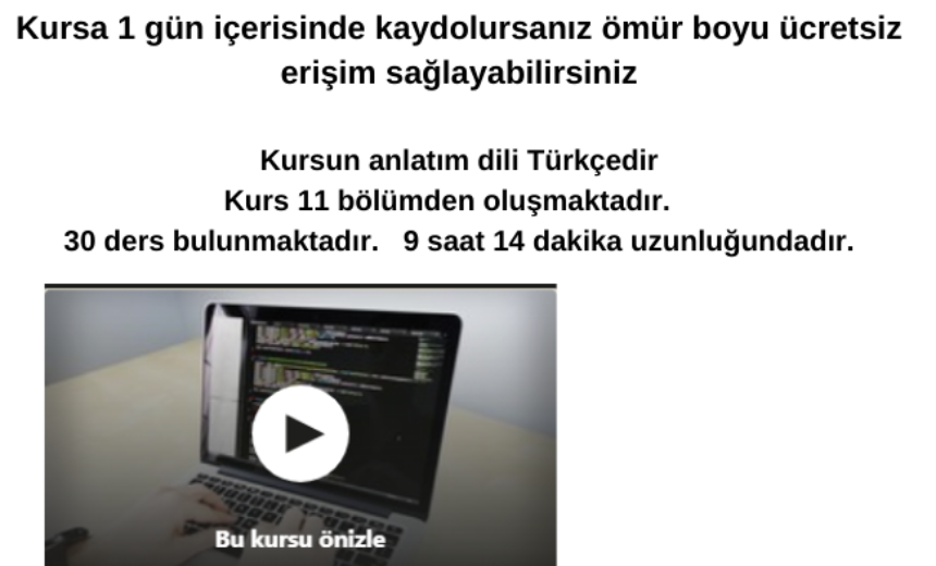 Sıfırdan İleri Seviyeye PHP Eğitimi Kursu img