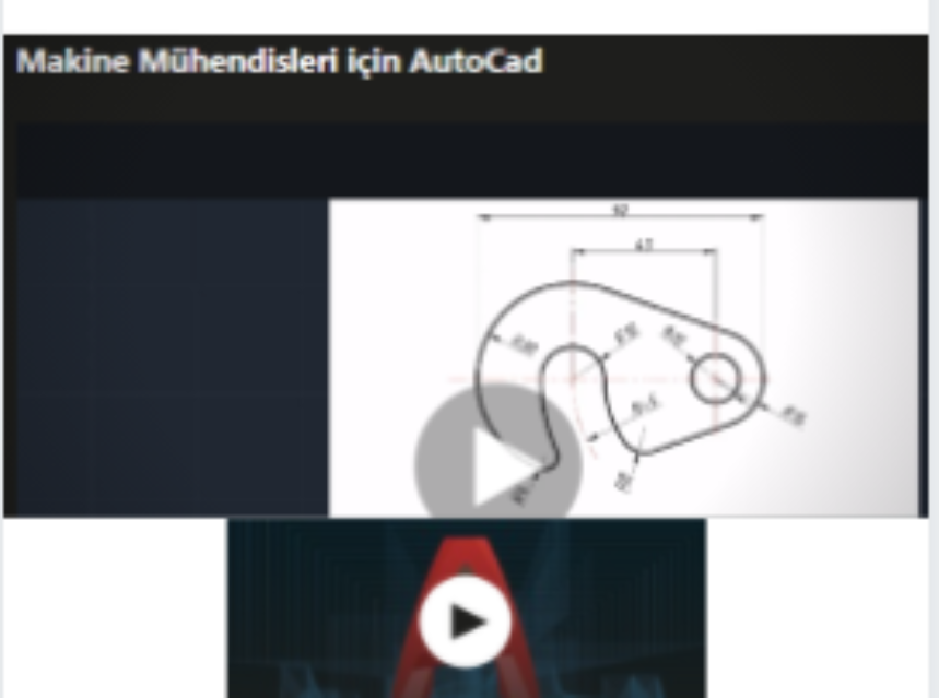 Makine Mühendisleri için AutoCad Kursu ( ÜCRETSİZ ) img