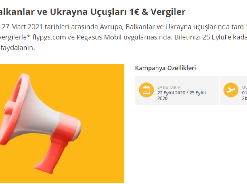 Pegasus Kampanyası – Avrupa, Balkanlar ve Ukrayna Uçuşları 1€ & Vergiler img
