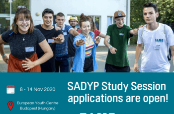SADYP Çalıştay Başvuruları Başladı ! – 08 – 14 Kasım 2020 Budapeşte / Macaristan SADYP Çalıştay Başvuruları Başladı ! – 08 – 14 Kasım 2020 Budapeşte / Macaristan