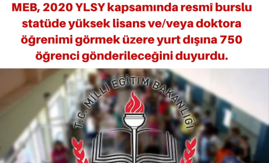 MEB’ten 2020 YLSY Burs Başvuru Duyurusu img